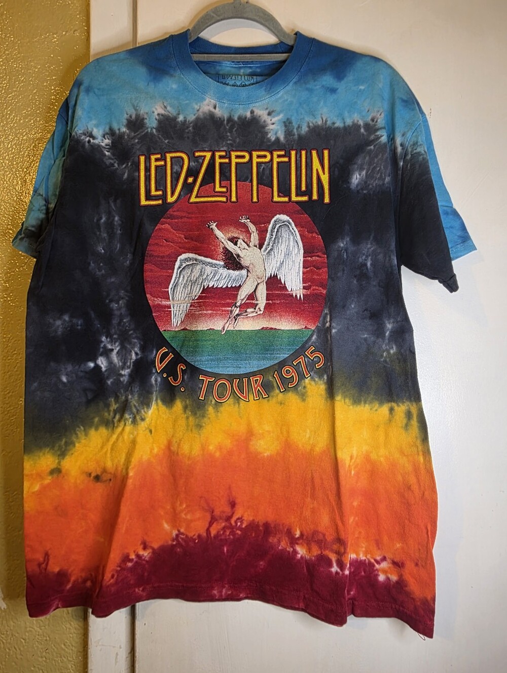 Led Zepplin Cotton Men Short Sleeves Tee Shirt